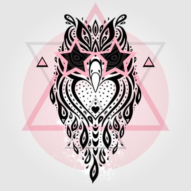 Baykuş. Kabile desen