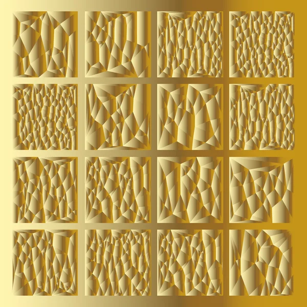 Fond doré abstrait. — Image vectorielle