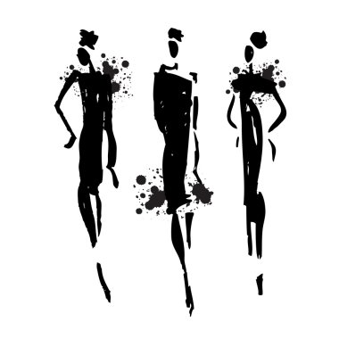 güzel bir kadın silueti.