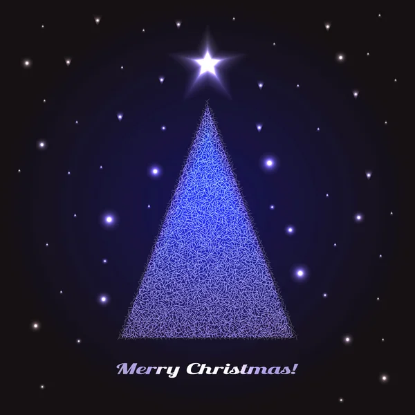 Christmas Tree Holidays Illustration — Stock Vector