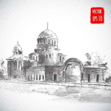 Katedral el çekilmiş