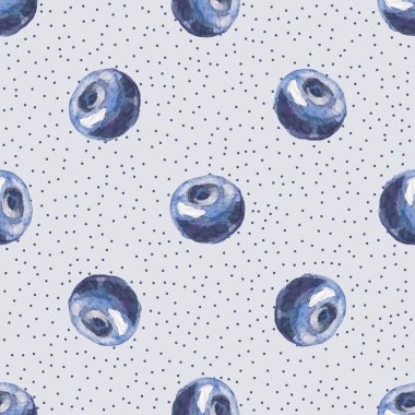 Sulu Boya yaban mersini. Seamless modeli.