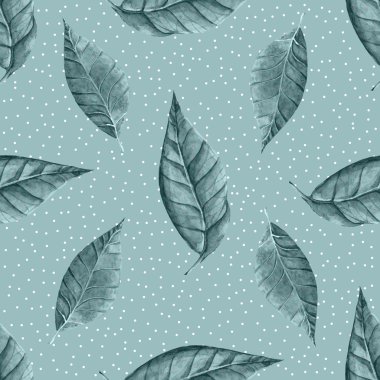 suluboya yaprağı deseni