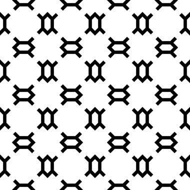 Soyut siyah ve beyaz geometrik desen