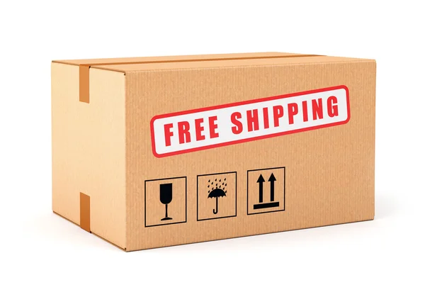 Ücretsiz karton kutu — Stok fotoğraf