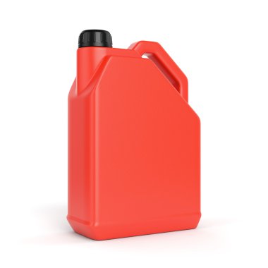 Kırmızı plastik jerry can