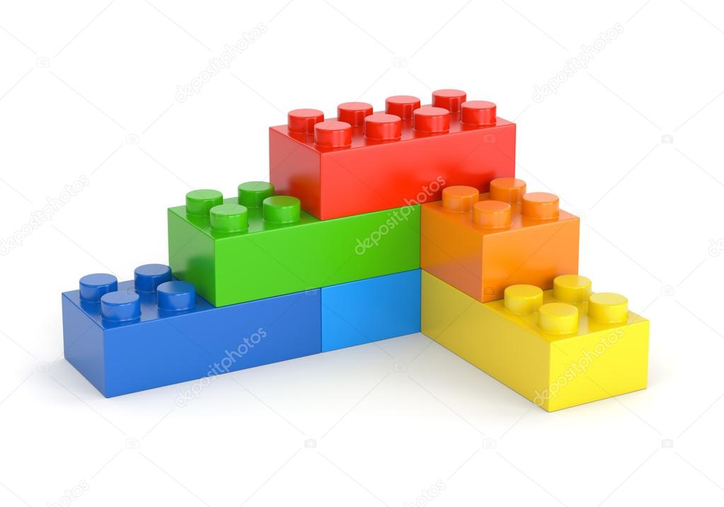 Toy blocks wall