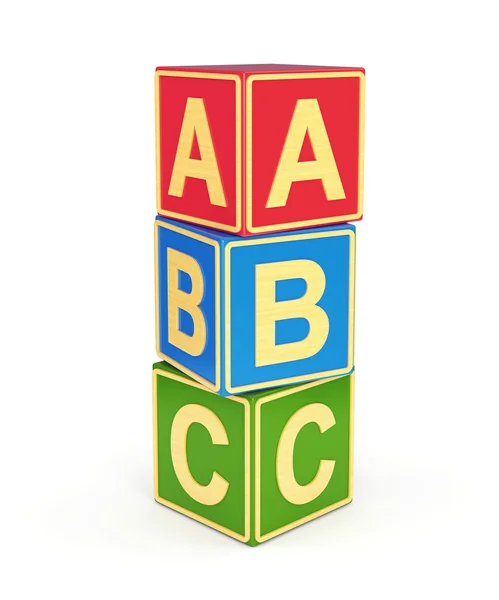 ABC cubes — Stock Photo, Image