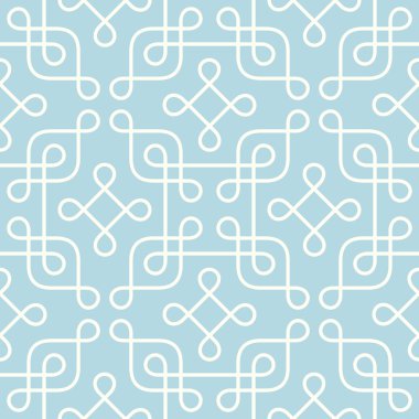 Klasik tek renkli geometrik desen