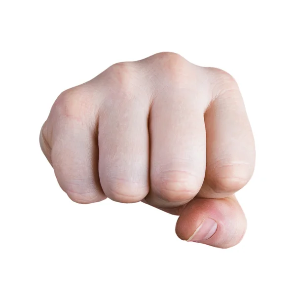 Fist of an adult — Stock Photo, Image