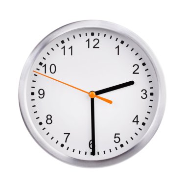 Üçüncü yarı yuvarlak saat gösterir