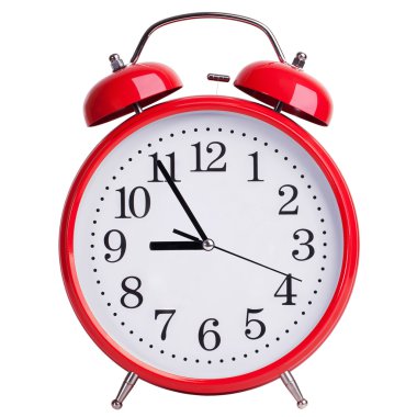 Çalar saat beş-dokuz gösteriliyor