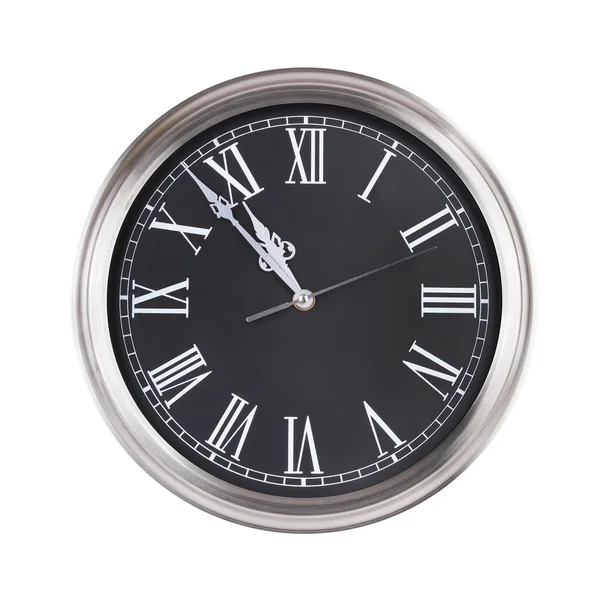 Five minutes to eleven on the clock — Stock Photo, Image