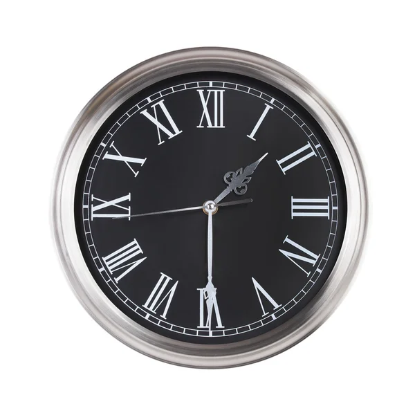 Uhr zeigt die Hälfte der Sekunde — Stockfoto