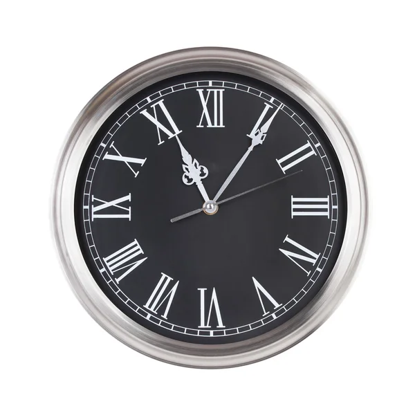 Five minutes past eleven on the clock — Stock Photo, Image