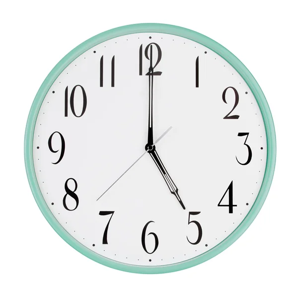 Five hours on a clock face — Stock Photo, Image