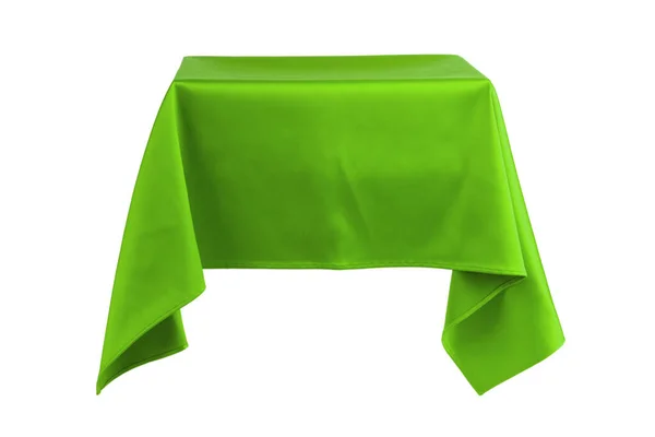 Something Hanging Air Covered Green Cloth — Stock Photo, Image