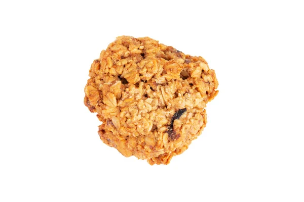Fresh Oatmeal Cookies White Background Isolated — Stock Photo, Image