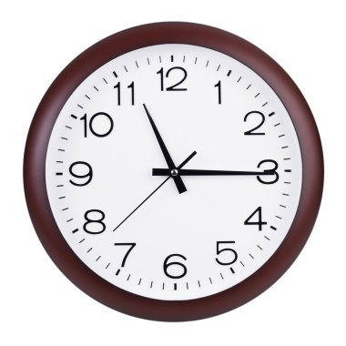 Onikinci on beş dakika üzerinde çalışma saatleri