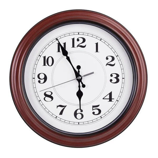 Five to six hours on the clock — Stock Photo, Image