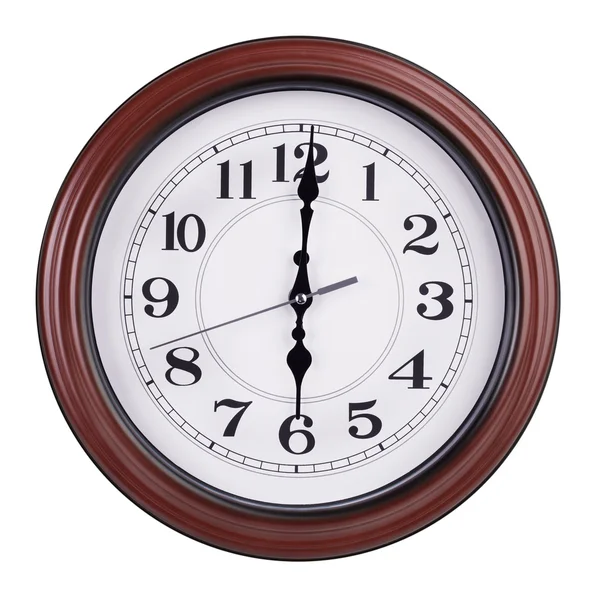 Έξι ώρες στο στρογγυλό ρολόι — Φωτογραφία Αρχείου