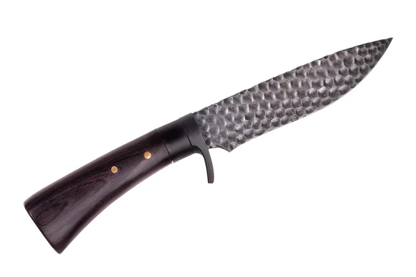 Cuchillo de caza con mango de madera — Foto de Stock