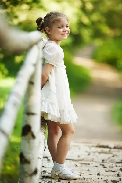Little beautiful happy girl — Stock Photo, Image