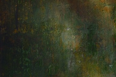 Eski boyalı yüzeye yeşil renk