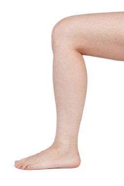 Women's leg, bent at the knee clipart