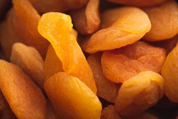 Primer plano de delicioso fondo de albaricoques secos - foto de stock