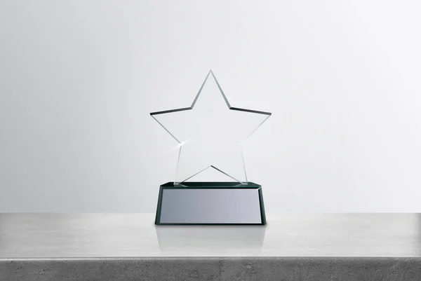 Star Shaped Award Design Blank Template — Stock Photo, Image