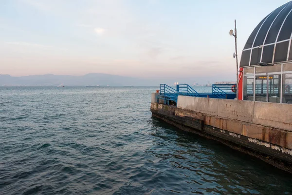Muelle Golfo Izmir Paisaje —  Fotos de Stock