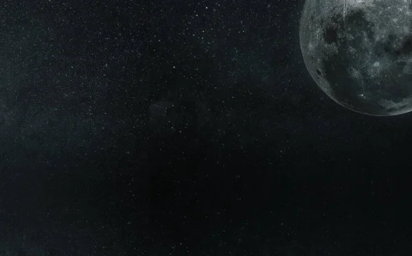 Луна Глубокий Космос — стоковое фото