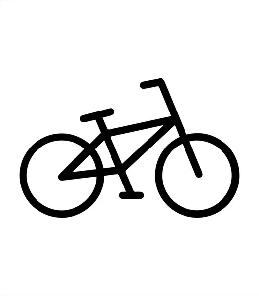 Fahrrad Ikone Und Fahrrad Illustration — Stockvektor