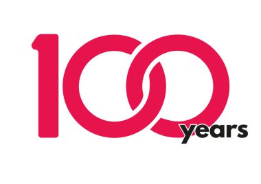 100. yıl logosu ve tipografisi