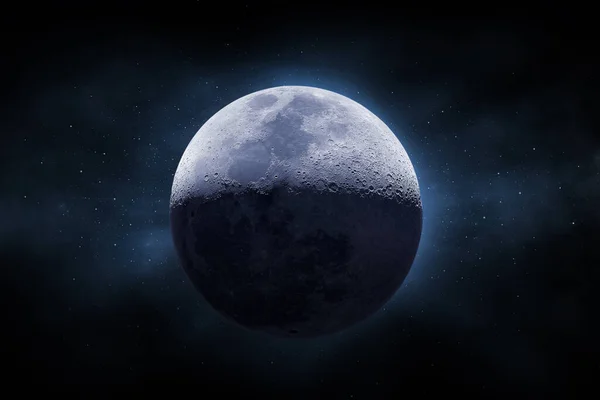 Lua Espaço Profundo — Fotografia de Stock