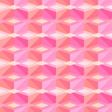 Dikişsiz soyut üçgen desen