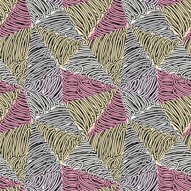 Dikişsiz Özet doodle desen