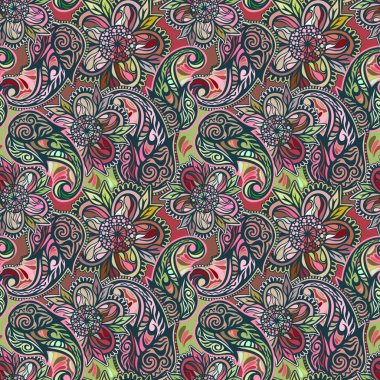 Paisley pürüzsüz desen