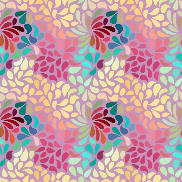 Seamless abstract floral pattern — Stock Vector