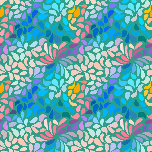 Seamless abstract floral pattern — Stock Vector