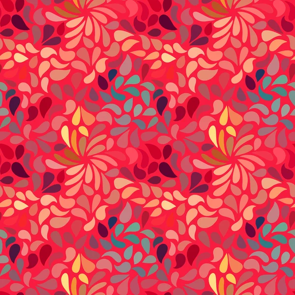 Seamless abstract floral pattern — Stock Vector