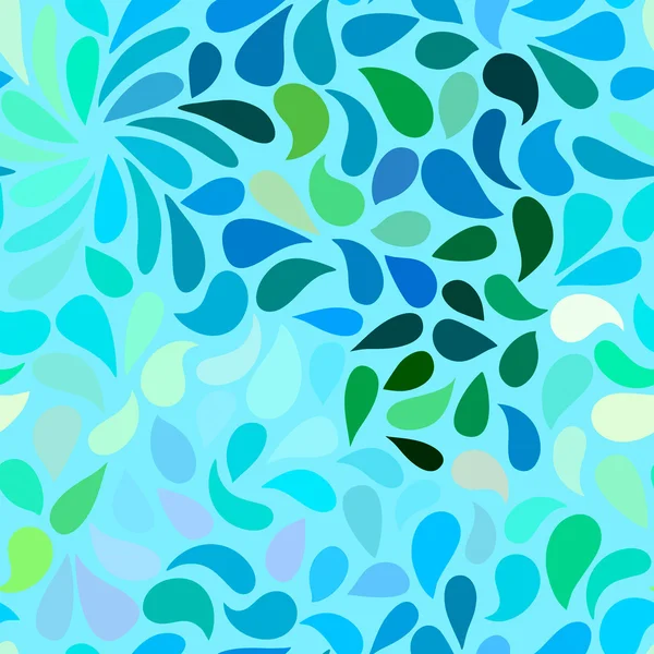 Patrón floral abstracto sin costuras — Vector de stock