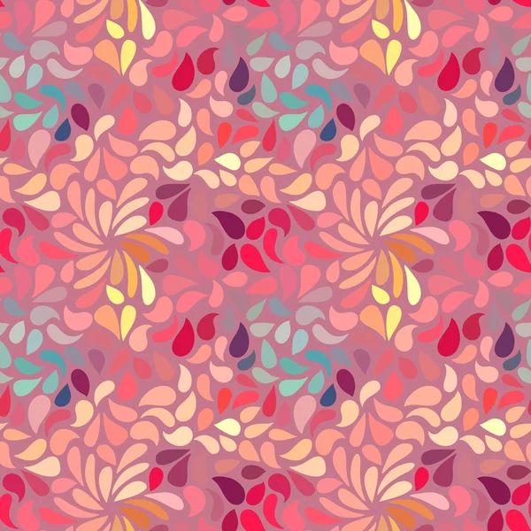 Seamless abstract floral pattern — Stock Vector