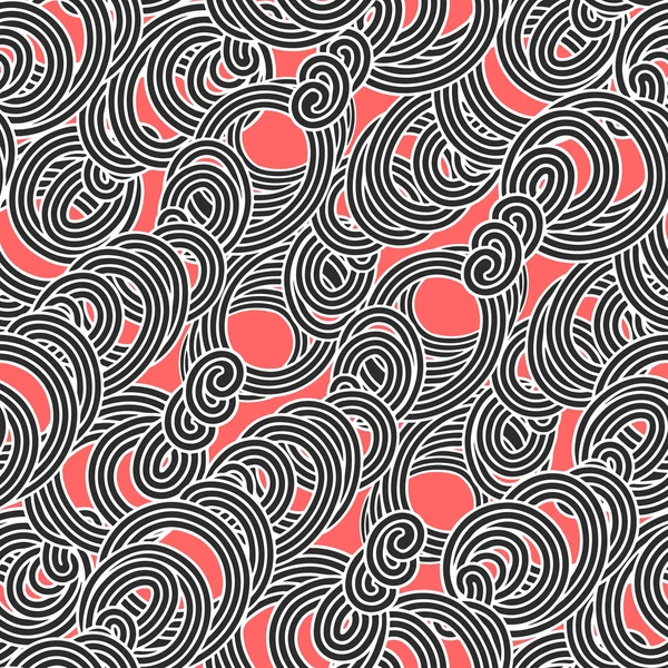 Seamless abstract doodle pattern — Stock Vector