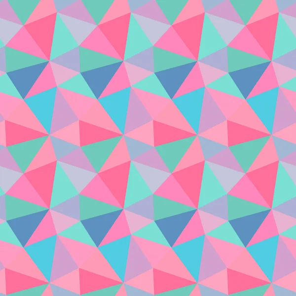Nahtloses Polygon-Dreieck-Muster — Stockvektor