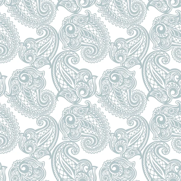 Modèle de dentelle sans couture Paisley — Image vectorielle