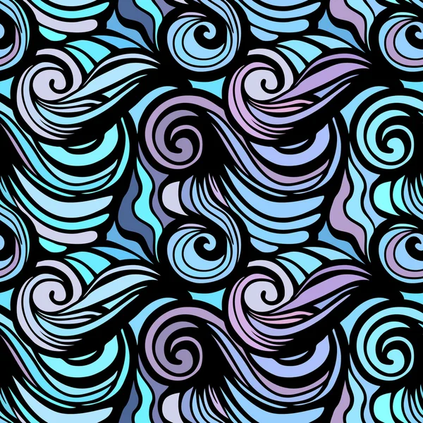 Modèle d'onde sans couture — Image vectorielle