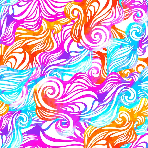 Acuarela abstracta sin costura de fondo — Vector de stock