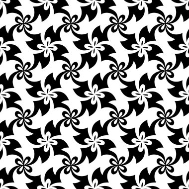 Soyut desen sorunsuz vektör el çekilmiş